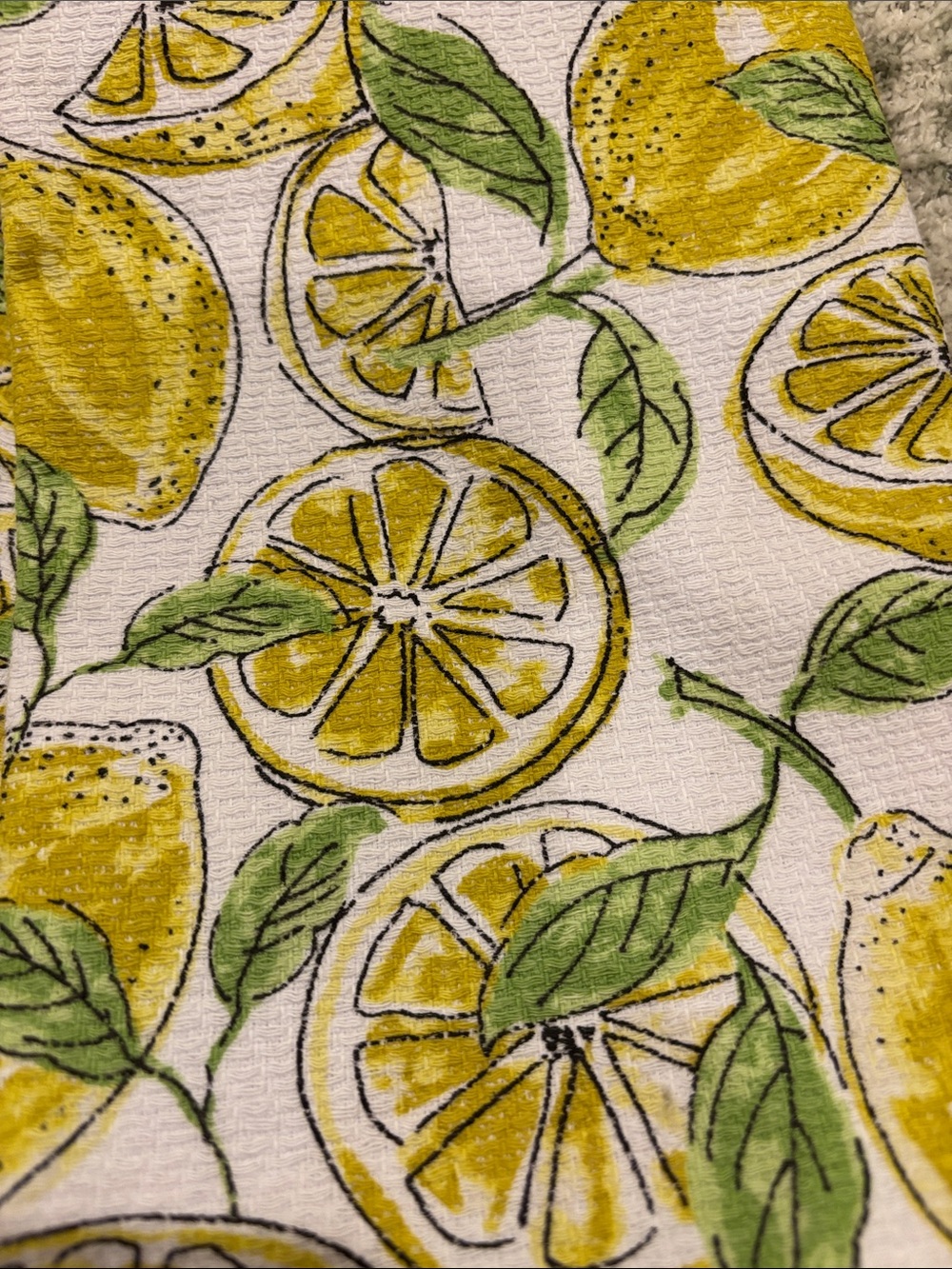 Lauren Ralph Lauren Lemon Kitchen Towels Set of 2 NWT Cotton 17x28” - Picture 4 of 16